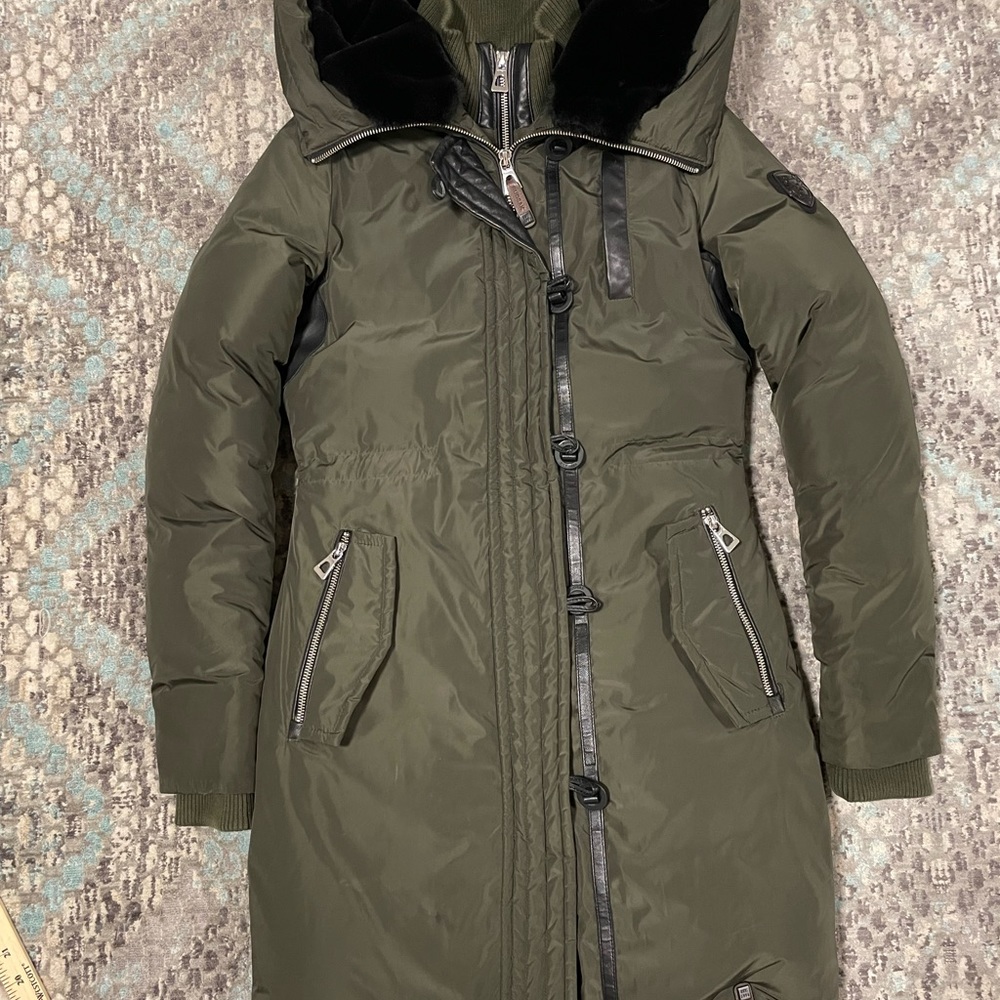 Rudsak olive green winter jacket